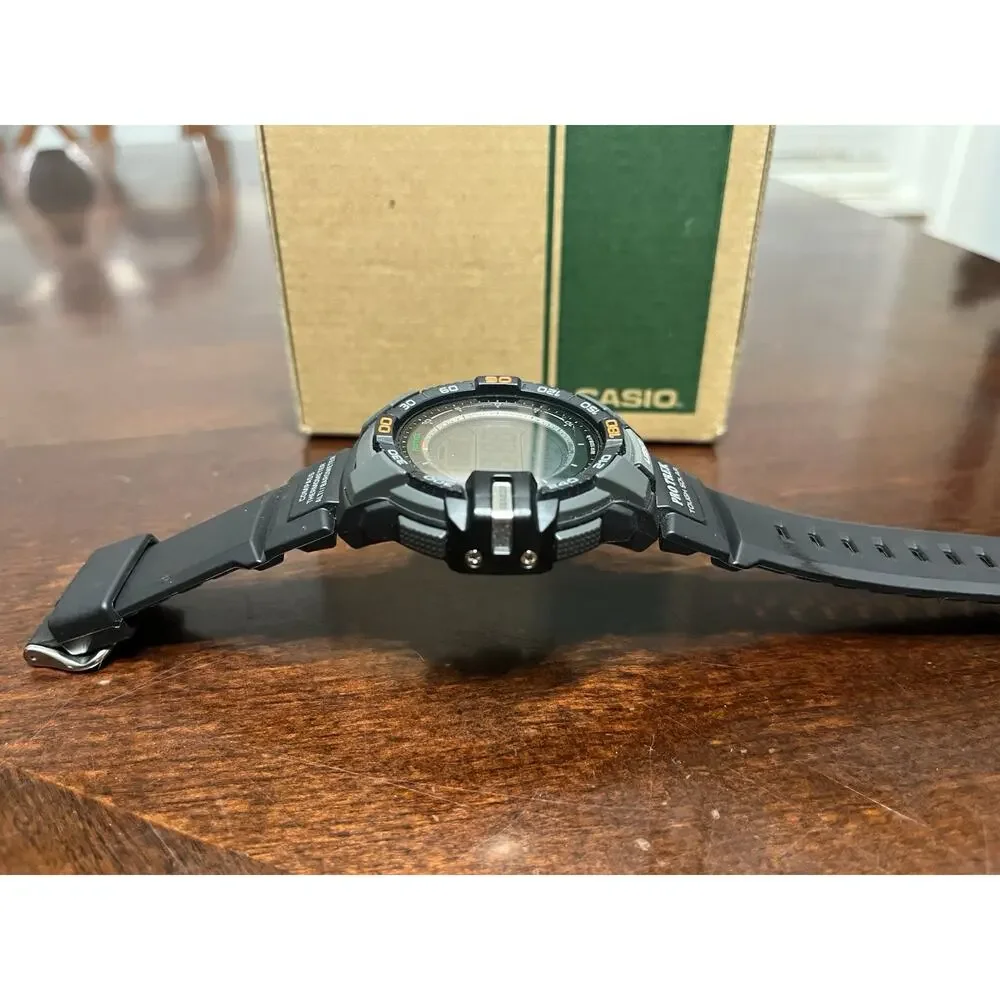 Casio Men's Watch PRG-270 Pro Trek Triple Sensor Black Resin Solar Digital 3415